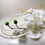bouquet mariage orchidée blanc fleur artificielle original personnalisé