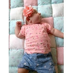 accessoire bébé fille personnalisé fait main fleur élastique