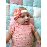 accessoire cheveux bébé fille fleur fait main personnalisé