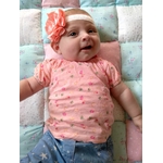 bandeau fleur personnalisé bébé fille