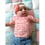 bandeau bébé fille sur-mesure fait main élastique