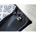 trousse pochette satin pliable xxl fait main