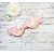 Bandeau cheveux bébé fille rose fait main sur mesure