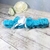 Accessoire mariée turquoise strass fait main
