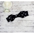Bandeau cheveux bébé fille fait main sur mesure noir étoiles