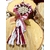 ornement noel couronne rouge blanc flocon