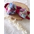 noeud papillon homme satin Liberty bordeaux