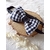 noeud papillon vichy noir blanc homme