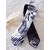 cravate slim homme noir blanc originale artisanal