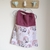 serviette de cantine panda rose élastique