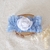 jarretière de mariée bleue dentelle de calais