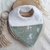 Bavoir lapin blanc naissance bambou