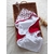 cape de bain fille rouge bambou