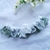 jarretière de mariée dentelle sauge et blanc
