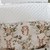 Tour de lit chambre bébé vert kaki blanc forêt lapin hérisson