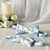 noeud papillon satin fleurs bleu mariage
