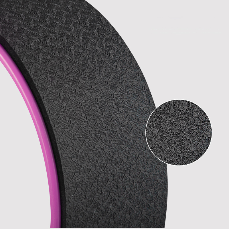 Yoga-Cercle-De-Yoga-Roue-ABS-Pilates-Cercle-Magique-Anneau-Gym-D-entra-nement-Arri-re