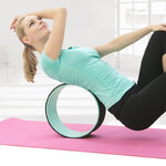 Yoga-Cercle-De-Yoga-Roue-ABS-Pilates-Cercle-Magique-Anneau-Gym-D-entra-nement-Arri-re