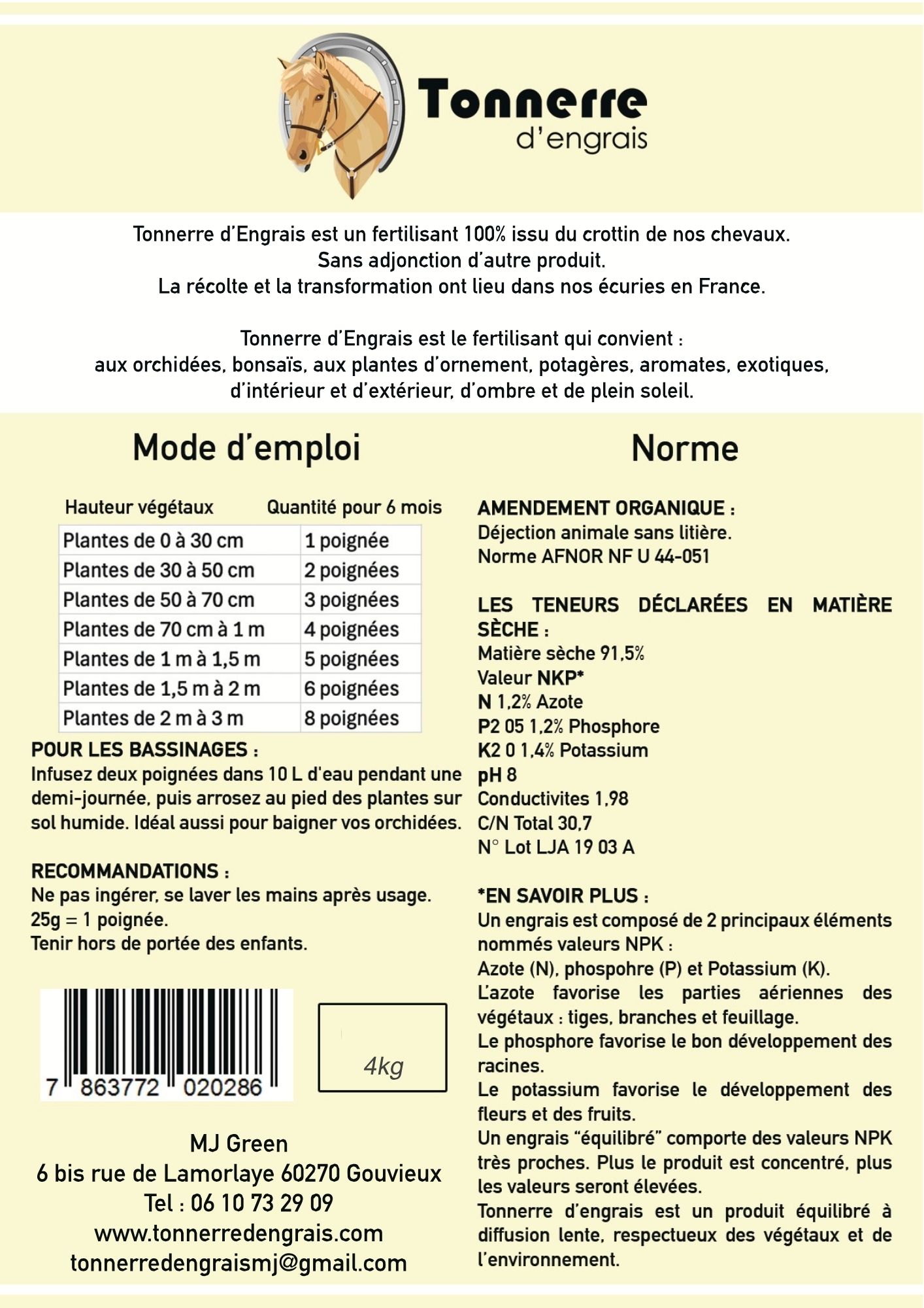 Sans prix 4kg