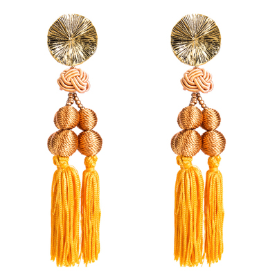 Yhpup-Nouvelle-Boh-me-Gland-Pom-Pom-Charme-Longues-Pendientes-Boucles-D-oreilles-Pour-Les-Femmes