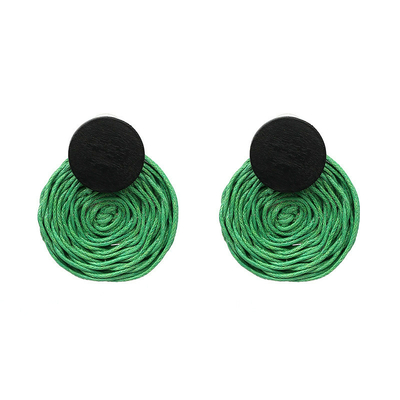 Corde-la-main-Armure-Ronde-Boucles-D-oreilles-pour-les-Femmes-Boh-me-Balancent-Boucles-D