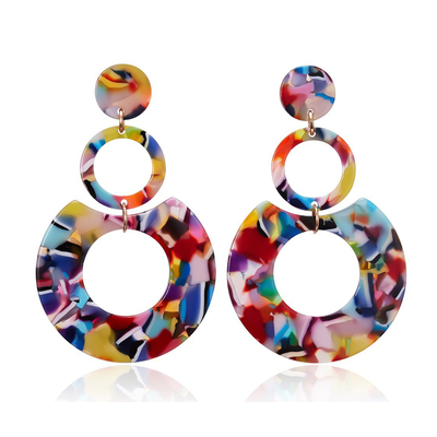 Boucles-d-Oreilles-Tendance-en-Ac-tate-pour-Femme-et-Fille-Jolies-Cuir-oral-elu-Plume