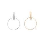 Nouveau-Minimaliste-Simple-G-om-trique-Grand-Cercle-Lumi-re-Or-Boucles-D-oreilles-Pour-Les