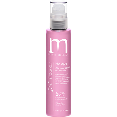 Mulato Flow\'Air - 200 ml - Masque photo-protecteur pour cheveux colorés ou méchés
