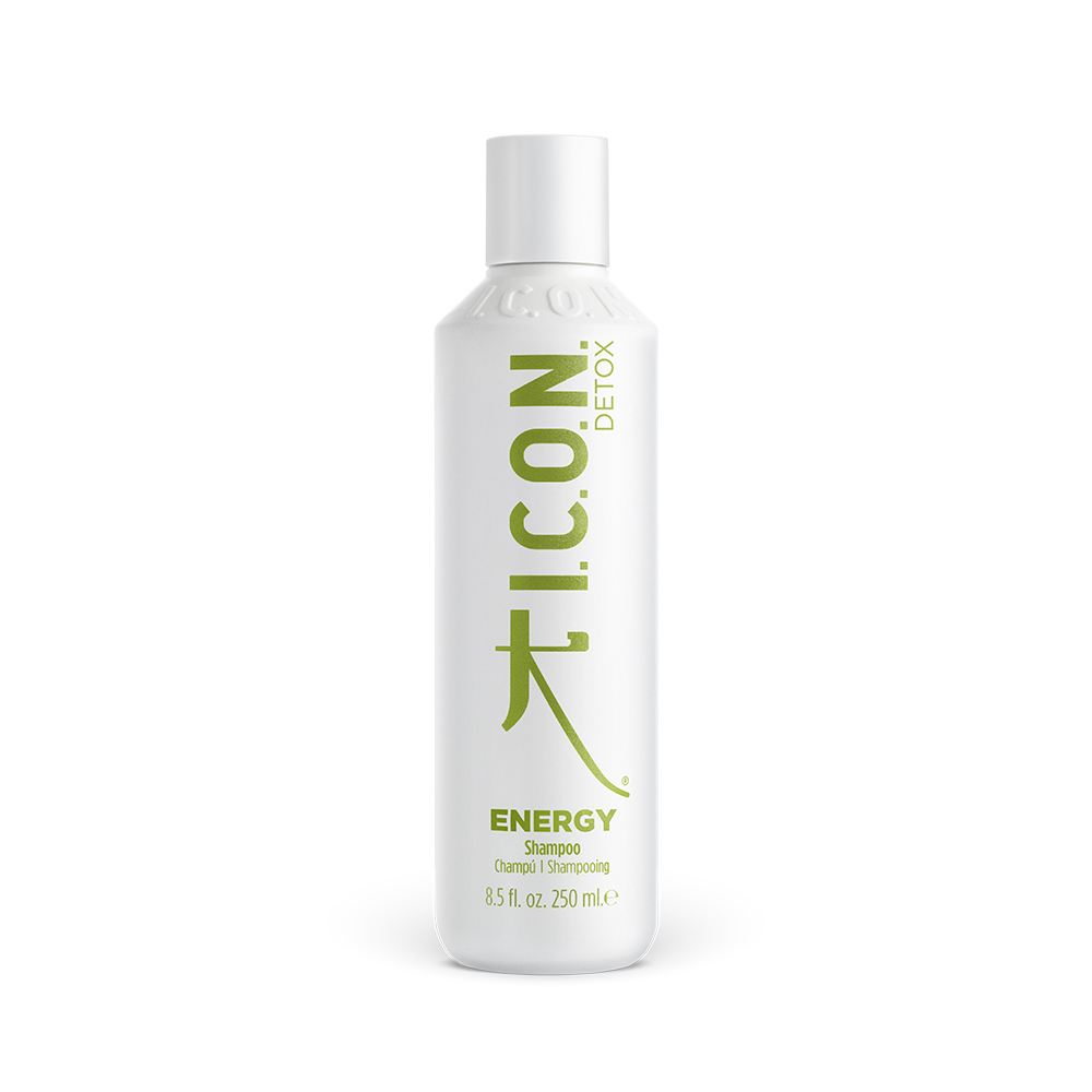 I.C.O.N. Energy Shampooing detox - 250 ml - Riche en Aloés Véra pour une chevelure rayonnante de fraicheur