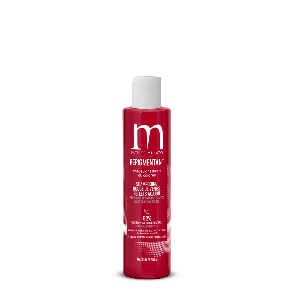 Mulato Shampooing Repigmentant Rouge de Venise - 200 ml - Pour des reflets auburn et acajou intenses