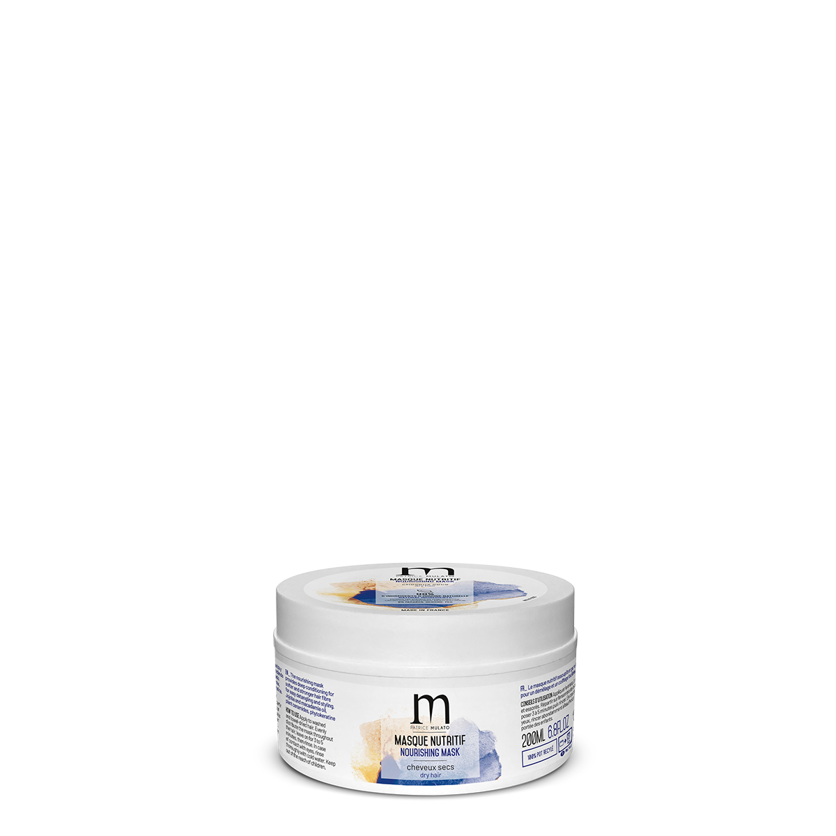 Mulato - Masque nutritif cheveux secs phytokératine végétale - 200 ml