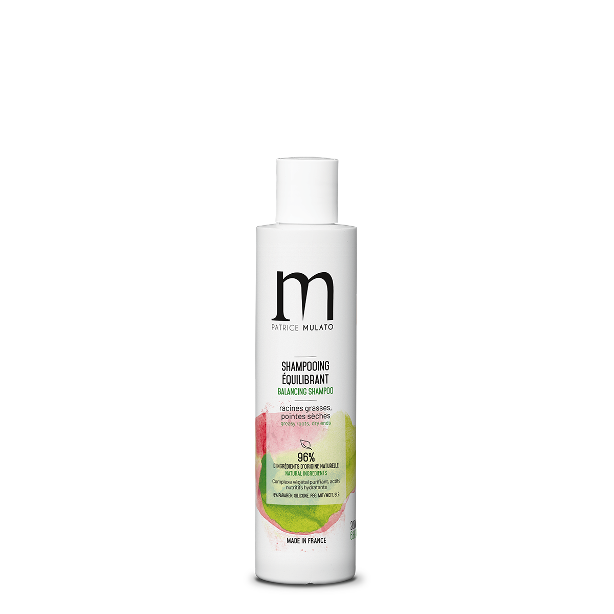 Mulato - Shampooing équilibrant racines grasses et pointes sèches - 200 ml