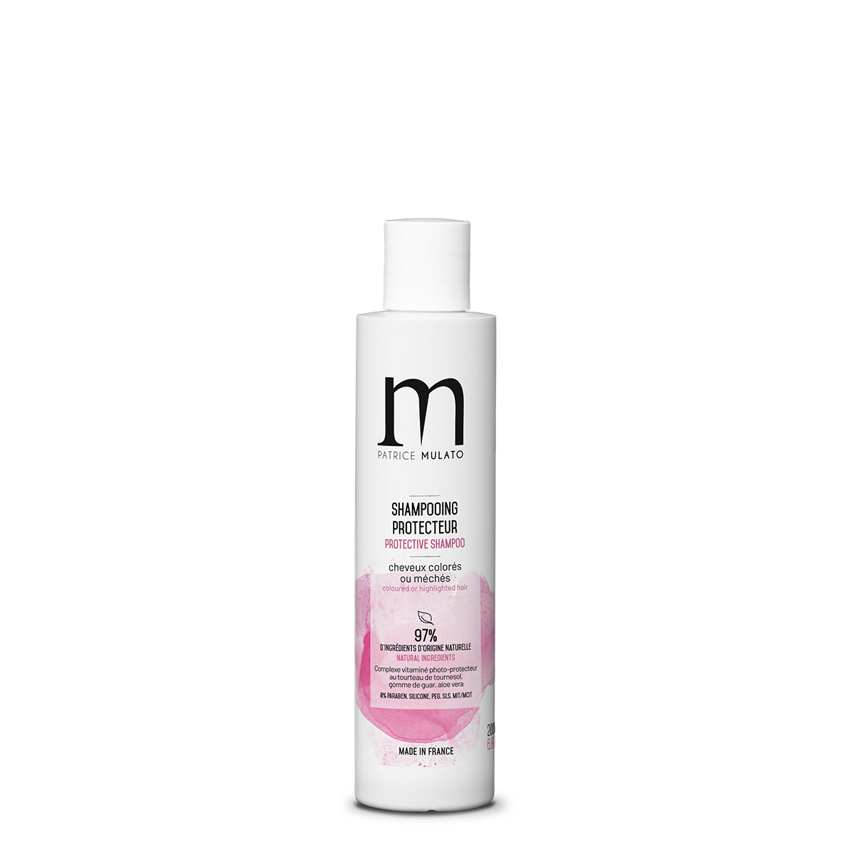 Mulato - Shampooing protecteur cheveux colorés ou méchés - 200 ml -  Eclat Couleur