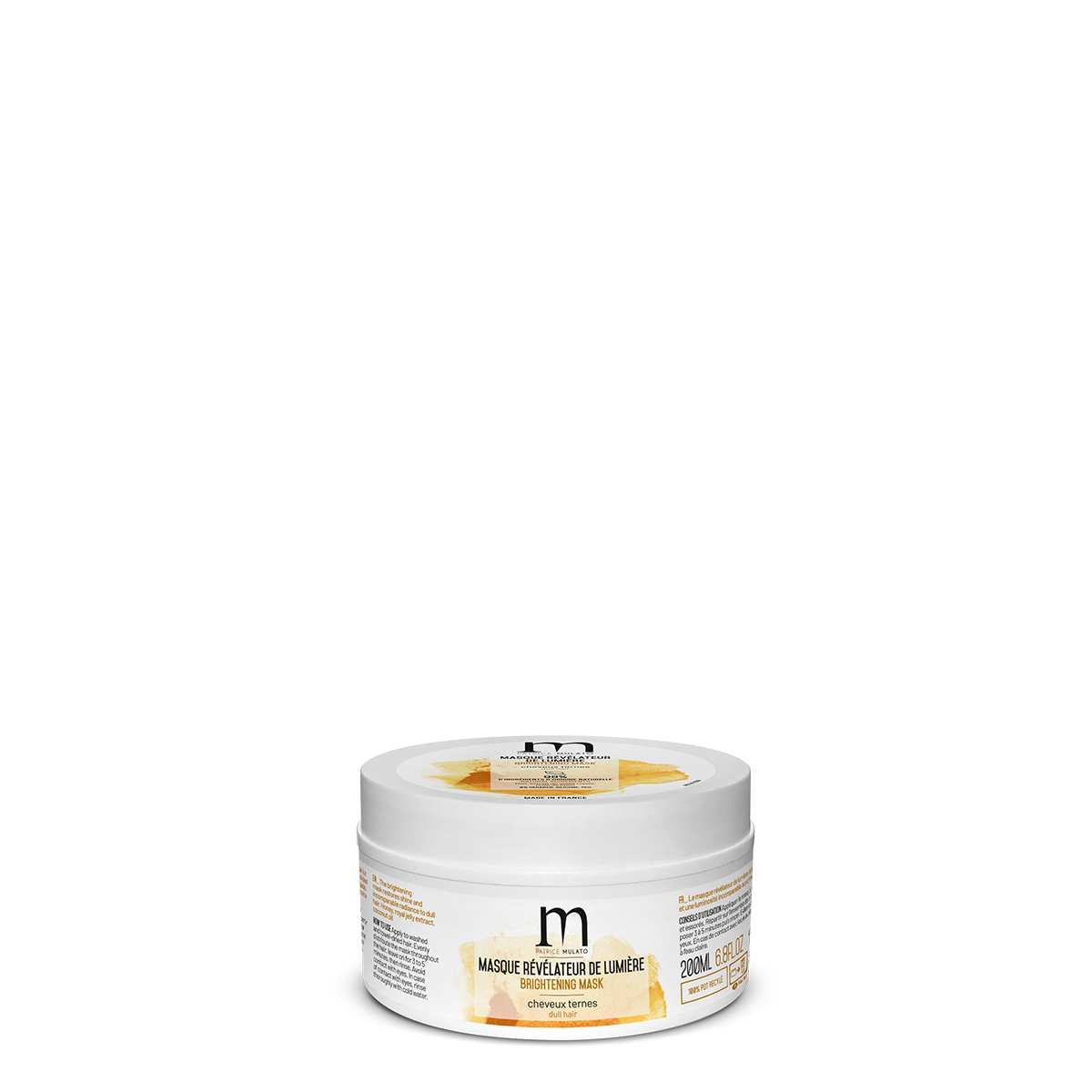 Ajania - Mulato masque révélateur de lumière cheveux ternes - 200 ml
