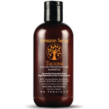 Amazon Series Tucuma Color Preservation Shampoo - 250 ml - Puissant anti-stress cheveux secs et colorés