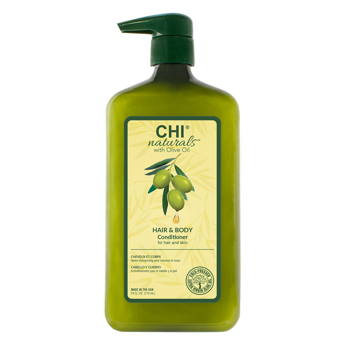 CHI Natural Organics Oil - Hair & Body Conditionner - 340 ml - Olive bio Nutrition intense