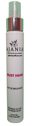 Ajania Must Have - Lait de brushing - 75 ml - Protecteur et fixateur de coiffure urbaine