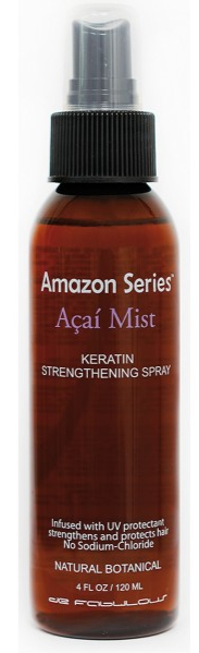 Amazon Series Acai Mist Keratin Strengthening Spray - 120 ml - Spray coiffant kératine brillance et Anti-UV