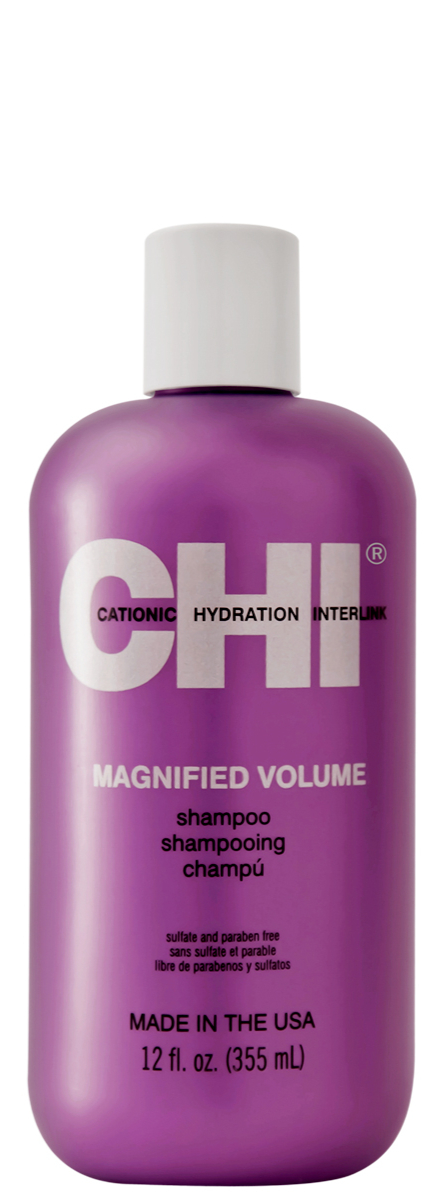 CHI Magnified Volume shampoo- 355 ml - Shampooing aux protéines de soie et de blé, volumisant cheveux fins