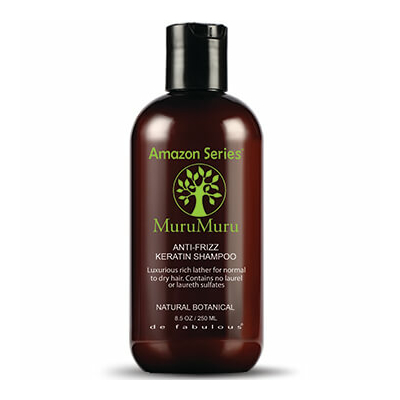 Amazon Series MuruMuru Anti Frizz Keratin Shampoo - 250 ml - Puissant anti-oxydant pour vitalité et jeunesse du cheveu