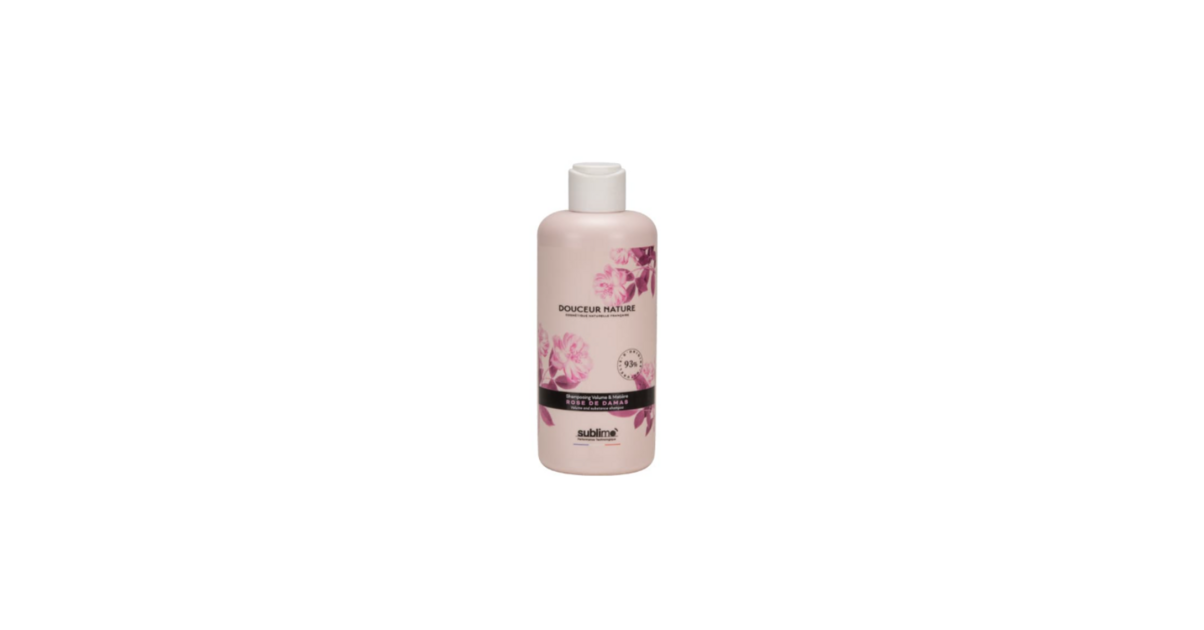 Shampoing Sublimo Douceur Nature Volume & Matière - 250 Ml, à La Rose De Damas, Hypoallergénique