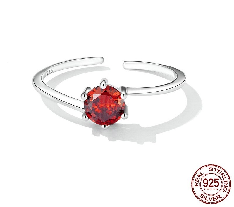 BAGUE-ÉTERNITÉ-ZIRCON-ROUGE-ARGENT-925-ETOILEHARMONIE-FR