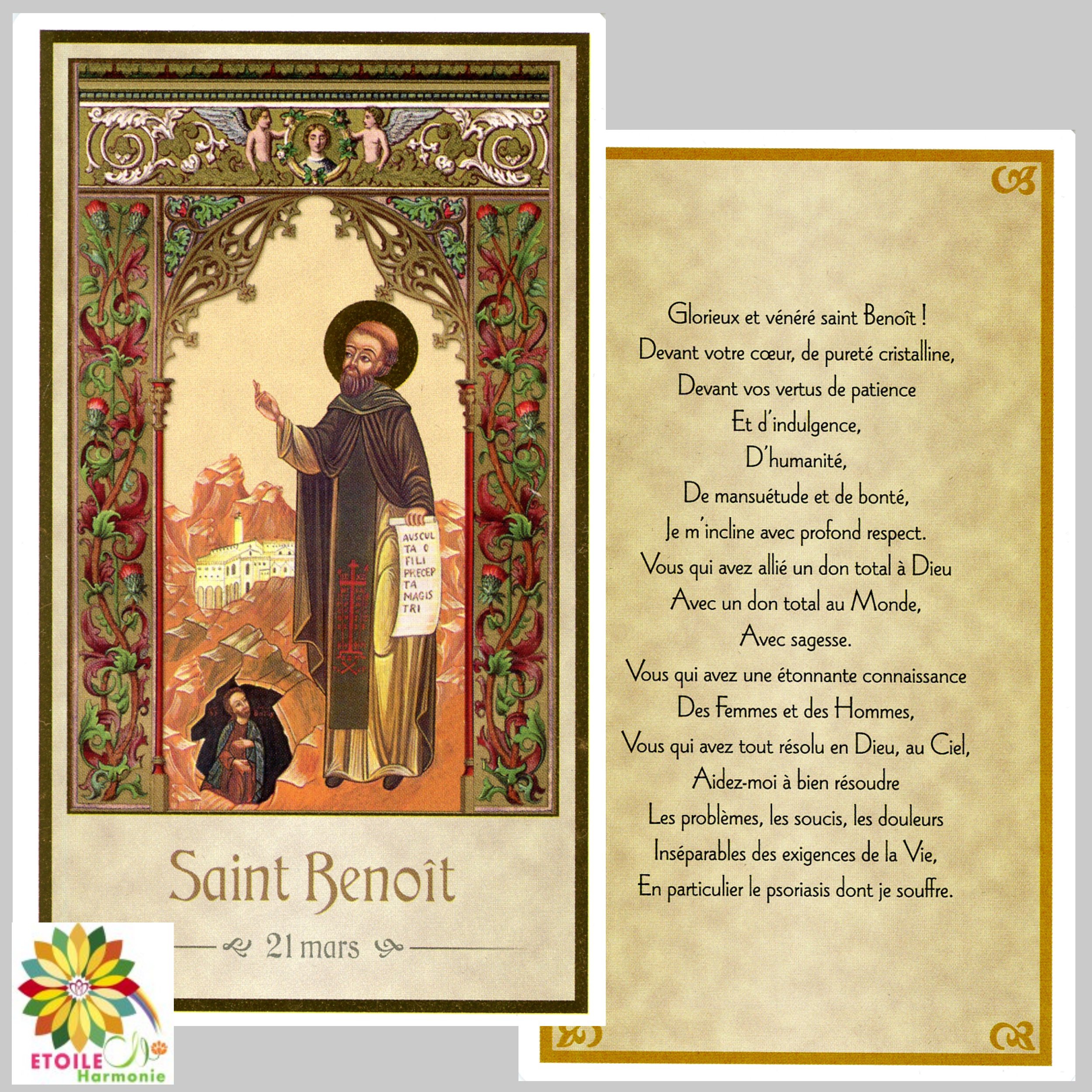St benoît prière protection