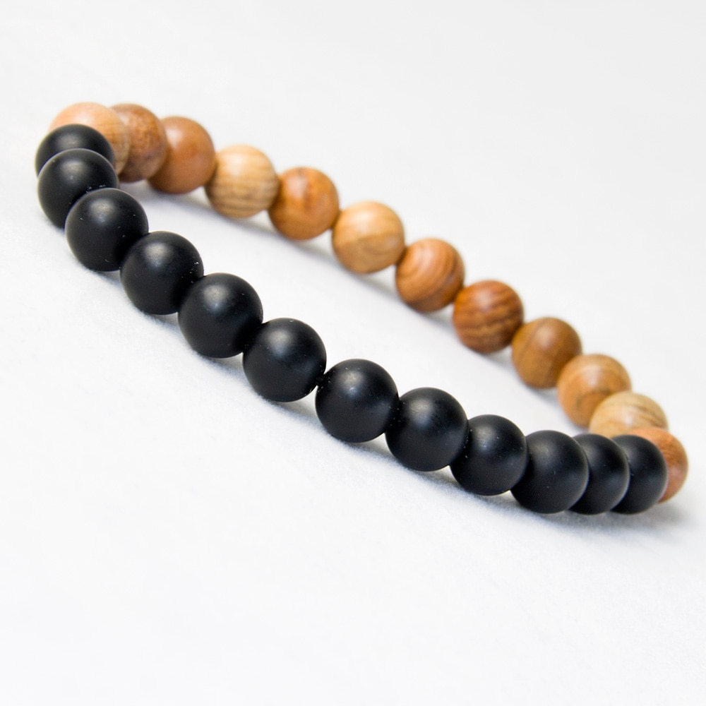 Nouveaux-hommes-perles-en-bois-naturel-Bracelets-noir-mat-Onyx-m-ditation-pri-re-perle-Bracelet