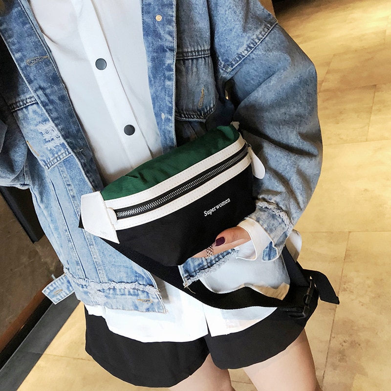 Sac-de-taille-femmes-2019-nouvelle-toile-loisirs-lambriss-Fanny-Pack-pour-filles-lettre-Bum-sac