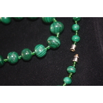 COLLIER-MALACHITE-VINTAGE-OCCASION-FERMOIR-A-VIS-ETOILEHARMONIE