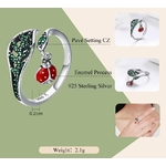 BAGUE-AJUSTABLE-COCCINELLE-ARGENT-925-ETOILEHARMONIE-FR