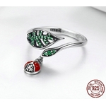 BAGUE-AJUSTABLE-COCCINELLE-ARGENT-925-ETOILEHARMONIE-FR