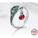 BAGUE-AJUSTABLE-COCCINELLE-ARGENT-925-ETOILEHARMONIE-FR