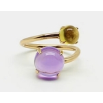 Bague ajustable pierre-amethyste-etoileharmonie